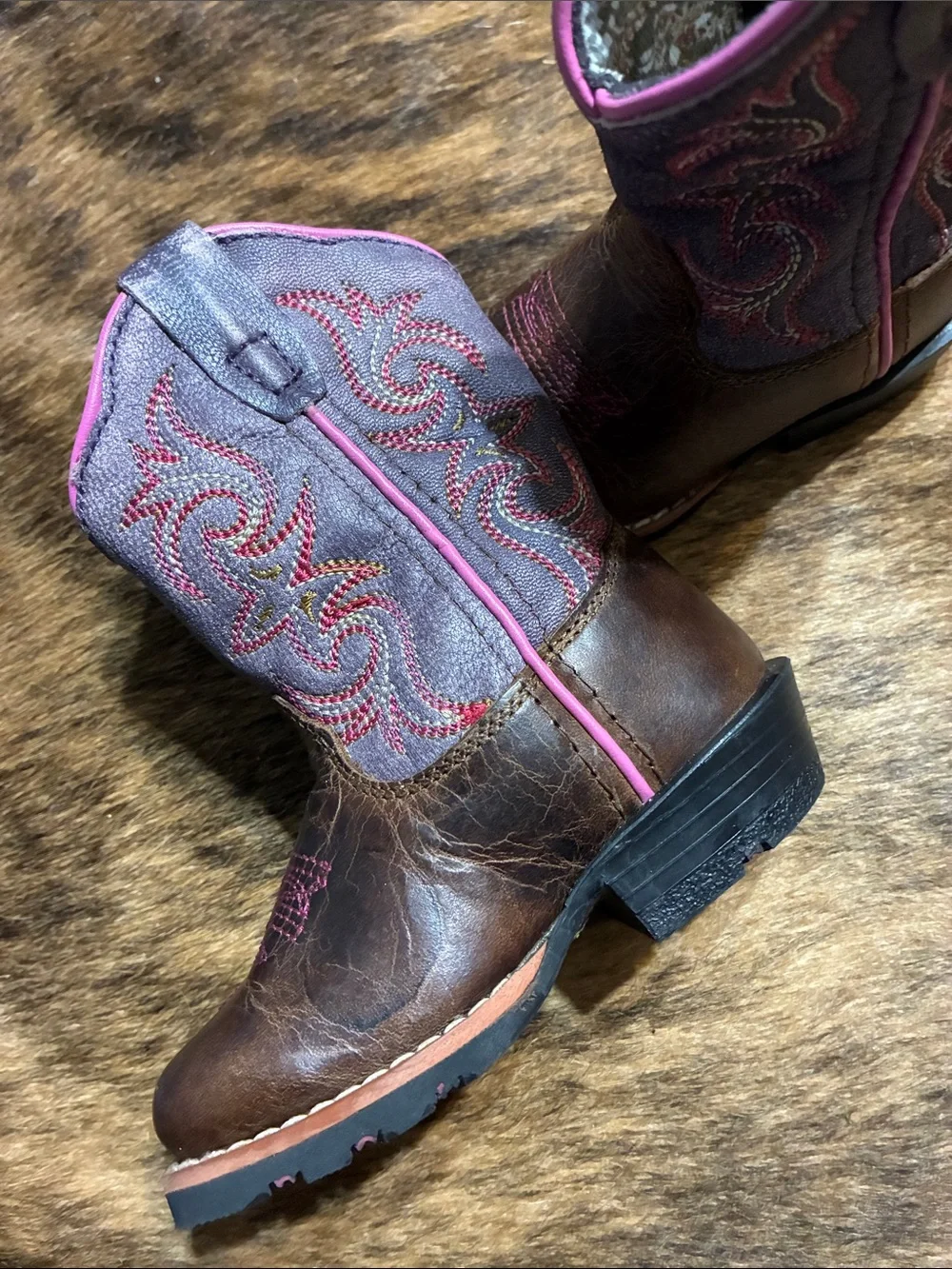 Dan Post toddler boots in 4D